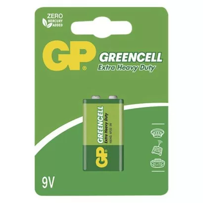 Zinko-chloridová batéria GP Greencell 6F22 (9V)