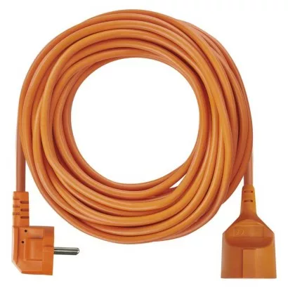 Predlžovací kábel 25 m / 1 zásuvka / oranžový / PVC / 230 V / 1,5 mm2