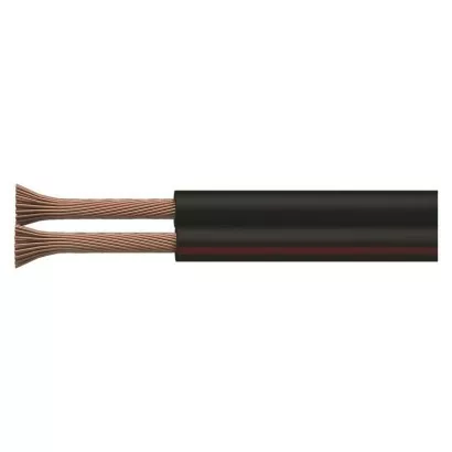 Dvojlinka ECO 2×1,5mm, čierno/červená, 100m
