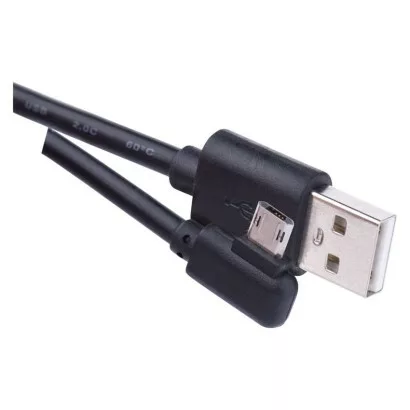 Nabíjací a dátový kábel USB-A 2.0 / micro USB-B 2.0, Quick Charge, 1 m, čierny