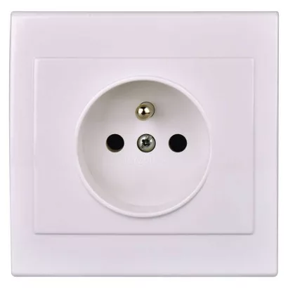 Zásuvka PRAKTIK 4FN15065.901, biely